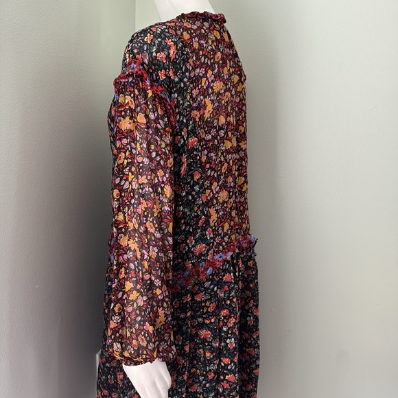 ANTHROPOLOGIE Helene Floral Tunic Dress small - Picture 12 of 13